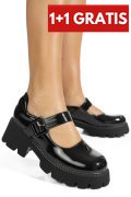 PANTOFI BLACK SHINING LSPU32