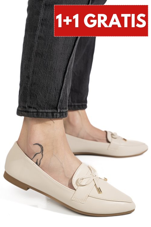 Mocasini beige msp23