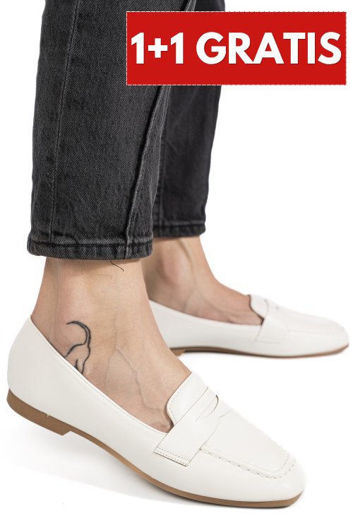 Mocasini white msp213