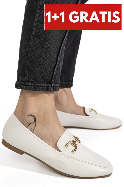 Mocasini white msp211
