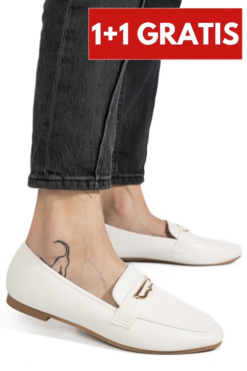 Mocasini white msp28