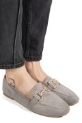 MOCASINI GREY SUEDE MSP29