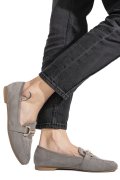 MOCASINI GREY SUEDE MSP29