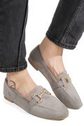 MOCASINI GREY SUEDE MSP29