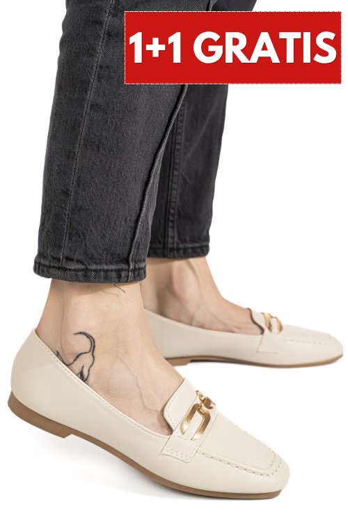 Mocasini beige msp215