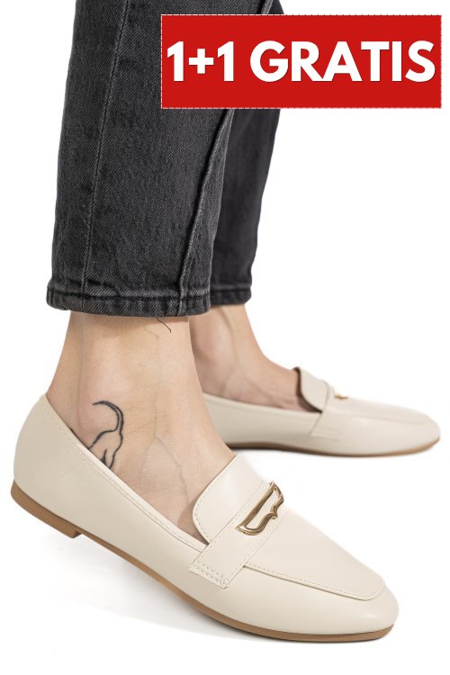 Mocasini beige msp28