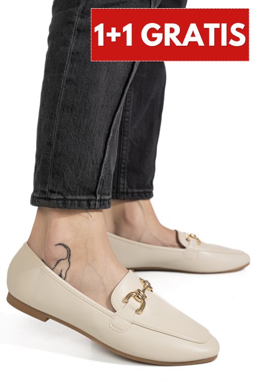 Mocasini beige msp211