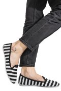 ESPADRILE BLACK WHITE ESPSP452