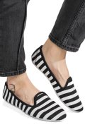ESPADRILE BLACK WHITE ESPSP452