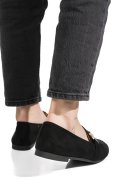MOCASINI BLACK SUEDE MSP29
