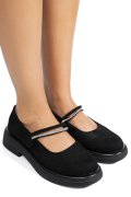 PANTOFI BLACK SUEDE LSPU54