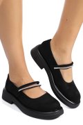 PANTOFI BLACK SUEDE LSPU54