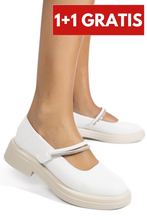Pantofi white lspu53