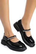 PANTOFI BLACK SHINING LSPU55