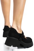 PANTOFI BLACK SUEDE LSPU31