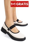 PANTOFI BEIGE SHINING LSPU57