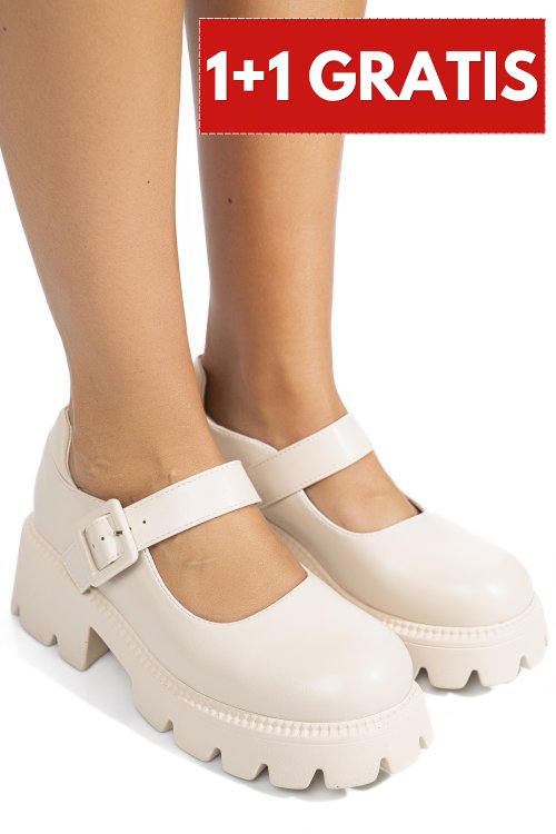 Pantofi beige lspu30