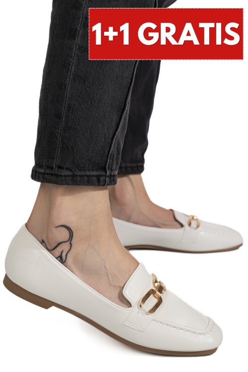 Mocasini white msp215