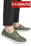 PANTOFI SPORT GREEN PIELE NATURALA 6SP05