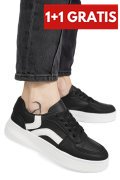 PANTOFI SPORT BLACK WHITE 3SP180