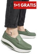 MOCASINI GREEN PIELE NATURALA ASP522