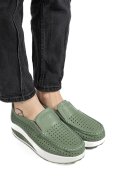 MOCASINI GREEN PIELE NATURALA ASP522