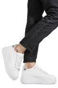 PANTOFI SPORT WHITE SILVER 6SP008