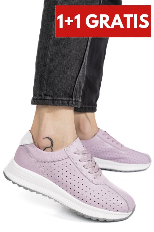 Pantofi sport purple piele naturala 5sp23