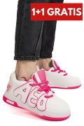 PANTOFI SPORT WHITE PINK E03-1