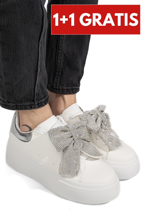 Pantofi sport white silver lspa285
