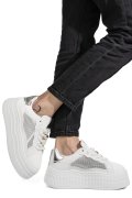 PANTOFI SPORT WHITE SILVER NSPB733