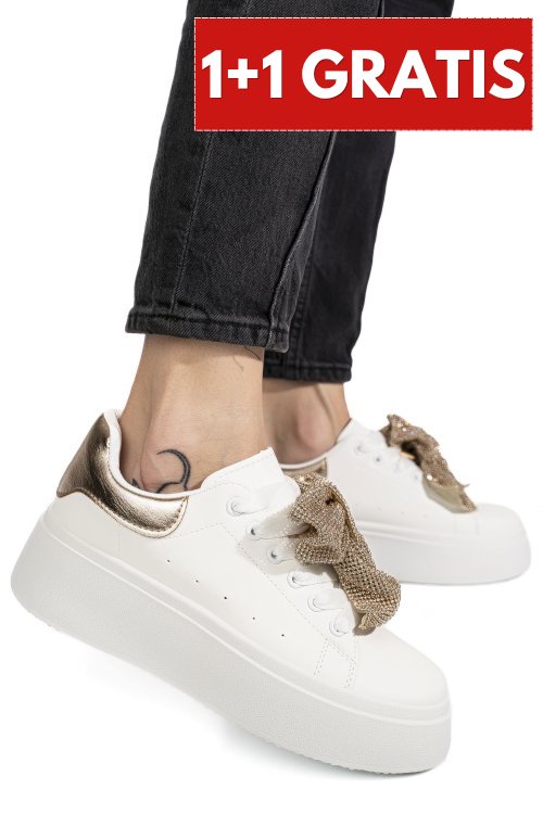 Pantofi sport white champpagne lspa285
