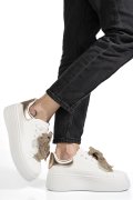PANTOFI SPORT WHITE CHAMPPAGNE LSPA285