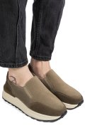 PANTOFI SPORT KHAKI PIELE NATURALA INTOARSA ASPN379