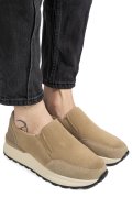 PANTOFI SPORT BEIGE PIELE NATURALA INTOARSA ASPN379