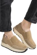 PANTOFI SPORT BEIGE PIELE NATURALA INTOARSA ASPN379