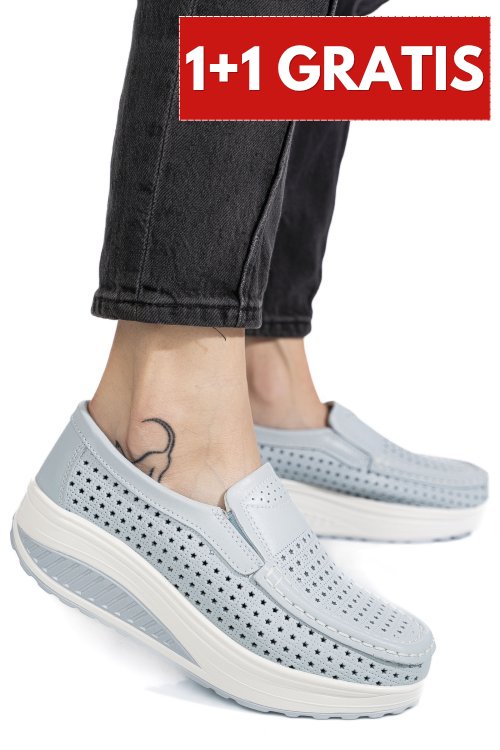 Mocasini blue piele naturala asp522