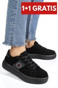 PANTOFI SPORT NEGRI PIELE NATURALA INTOARSA FPC001879