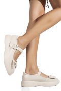 PANTOFI BEIGE SHINING LSPU40