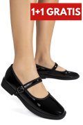 PANTOFI BLACK SHINING LSPU58