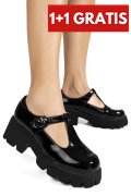 PANTOFI BLACK SHINING LSPU28