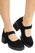 PANTOFI BLACK SUEDE XSPW882