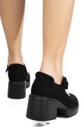 PANTOFI BLACK SUEDE XSPW882