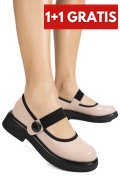 PANTOFI NUDE SHINING LSPU57