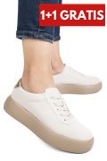 PANTOFI SPORT BEJ PIELE NATURALA INTOARSA FSP001884