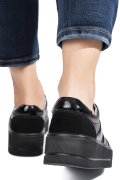PANTOFI SPORT NEGRI PIELE NATURALA TSP8076