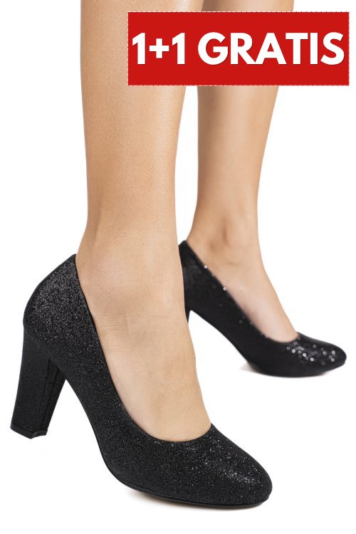Pantofi black 8sp645