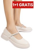 PANTOFI BEIGE SHINING LSPU55