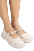 PANTOFI BEIGE SHINING LSPU55