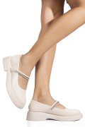 PANTOFI BEIGE SHINING LSPU55
